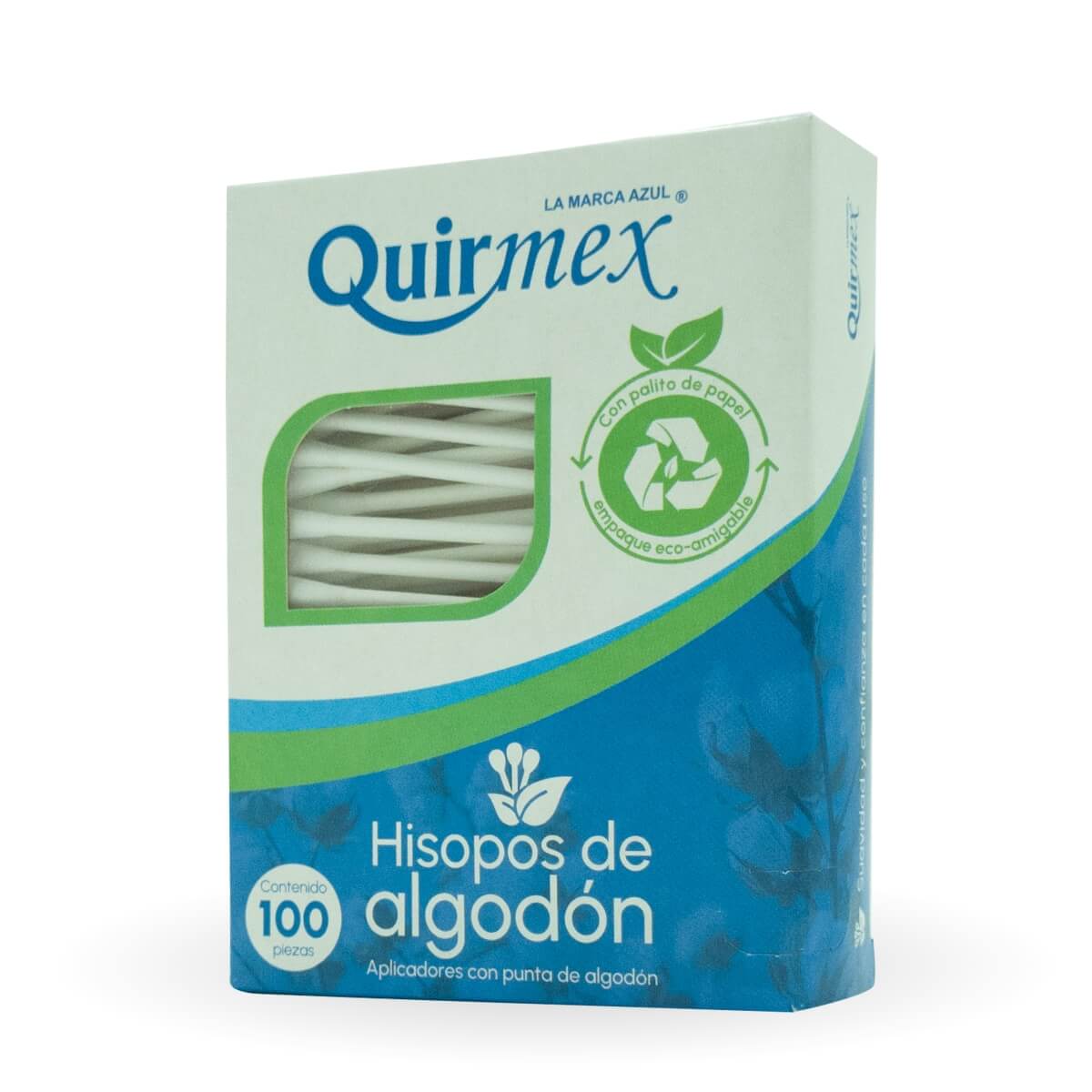Hisopo de algodón en caja QUIRMEX