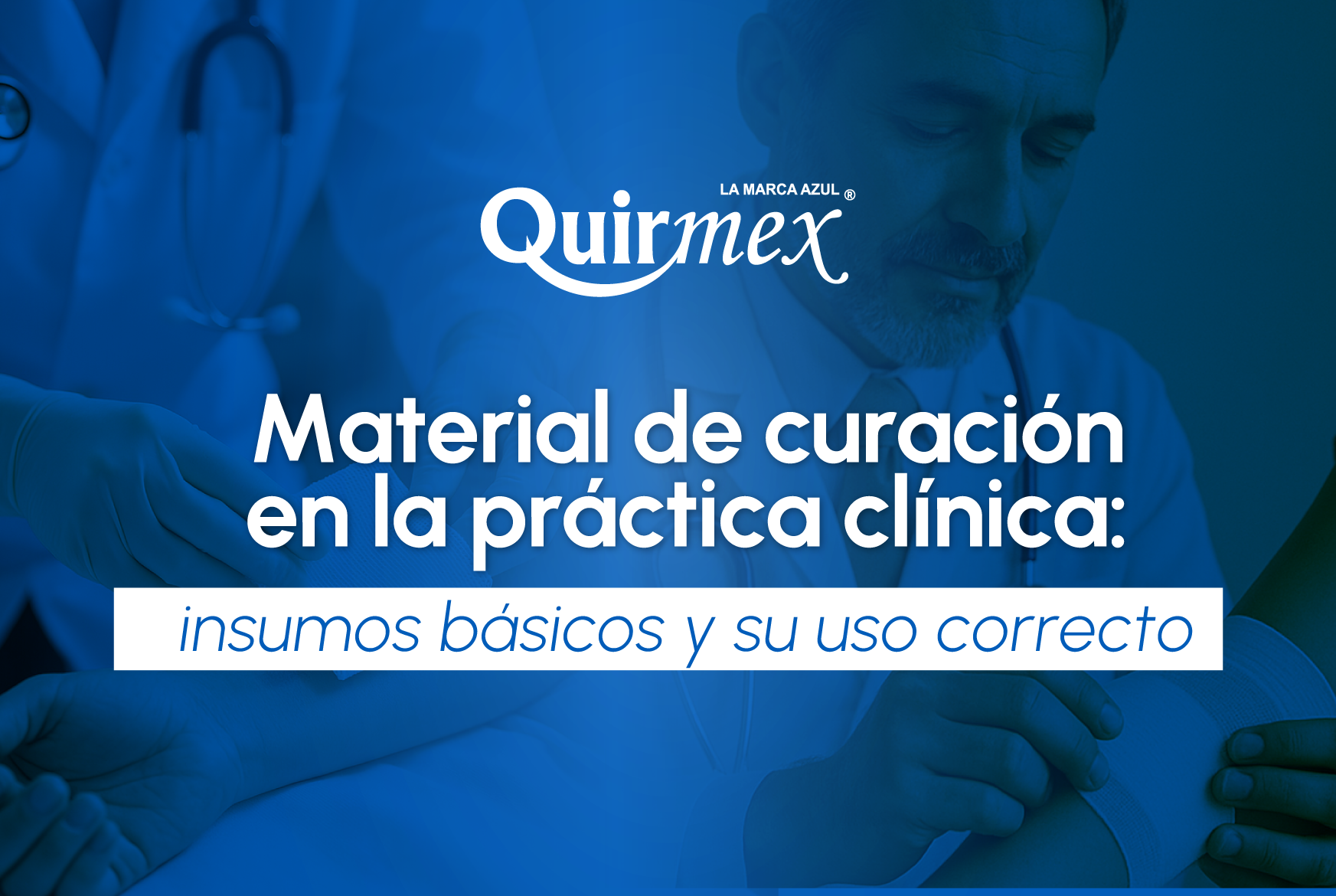 Material de curación indispensable para clínicas y consultorios médicos