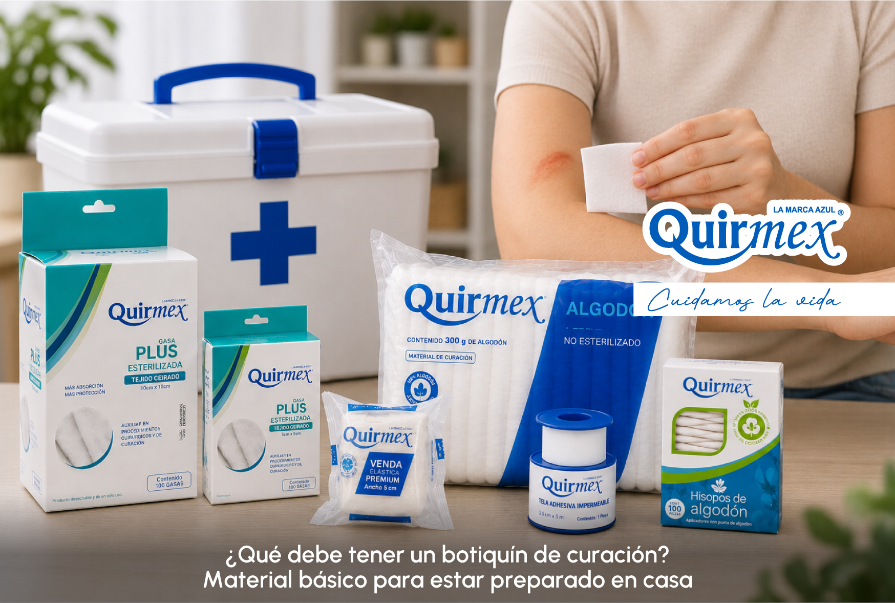 ¿Qué debe tener un botiquín de curación? Material básico para estar preparado en casa